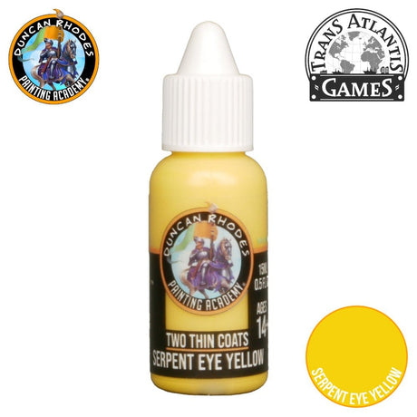 Two Thin Coats - Serpent Eye Yellow 15ml - Hobbytech Toys
