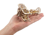 UGears 70159 Mini Bi - Plane Wooden Model Kit - Hobbytech Toys