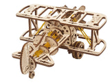 UGears 70159 Mini Bi - Plane Wooden Model Kit - Hobbytech Toys