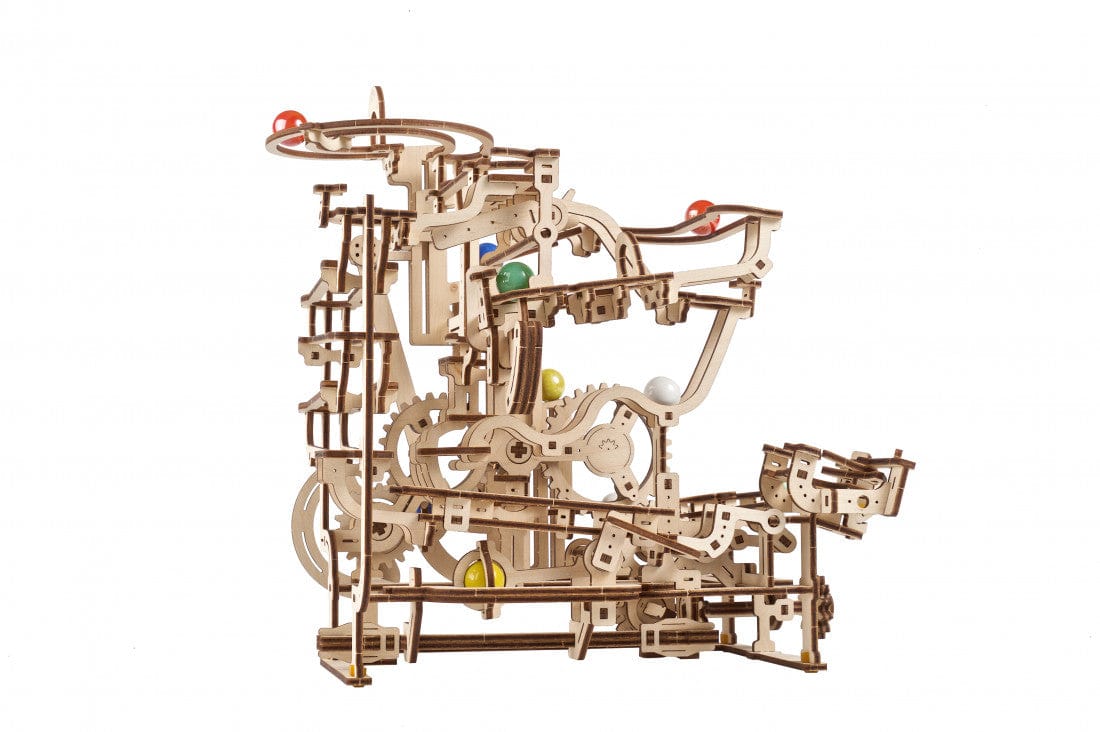 UGears 70170 Marble Run Tiered Hoist Wooden Model Kit - Hobbytech Toys