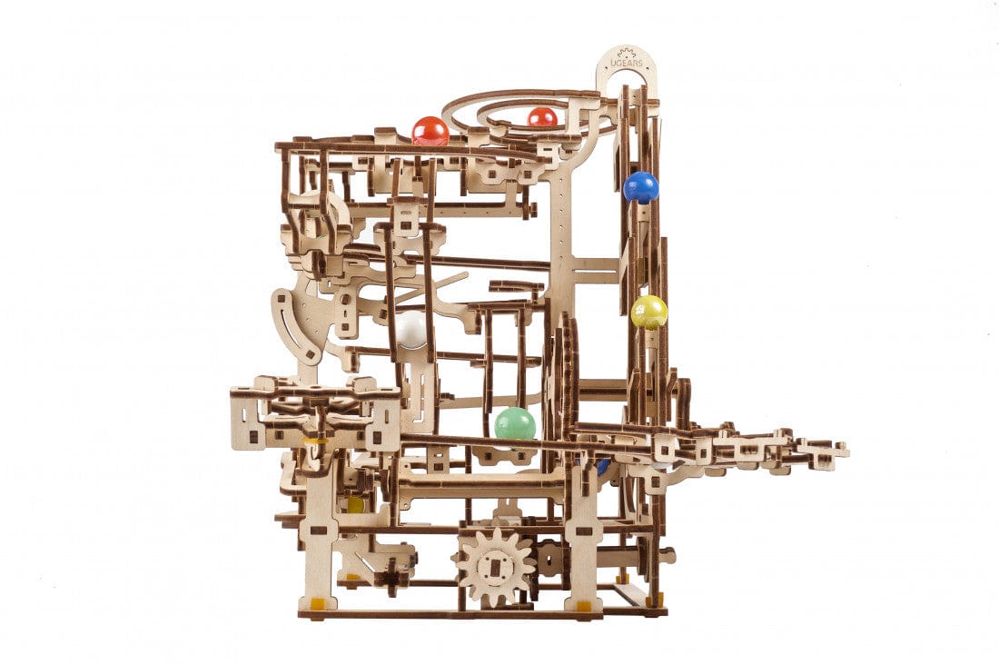 UGears 70170 Marble Run Tiered Hoist Wooden Model Kit - Hobbytech Toys