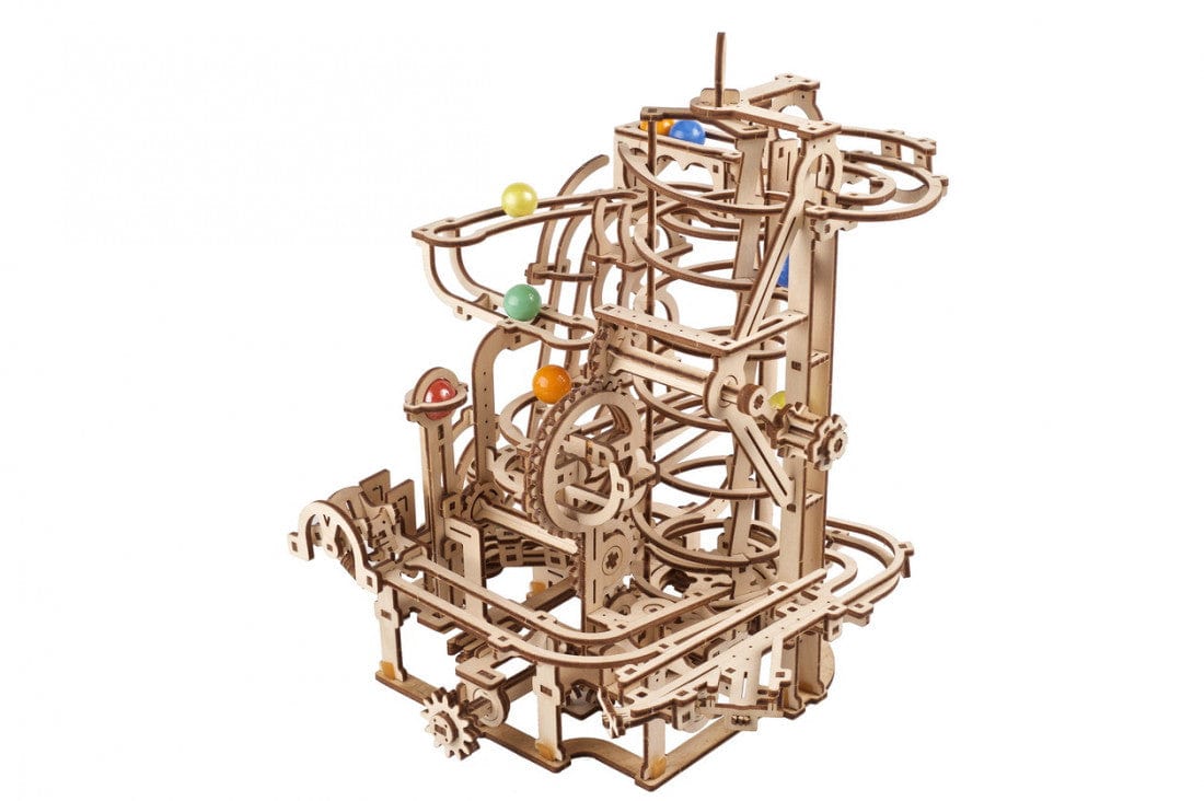 Ugears 70177 Marble Run Spiral Hoist No.4 Wooden Model Kit - Hobbytech Toys