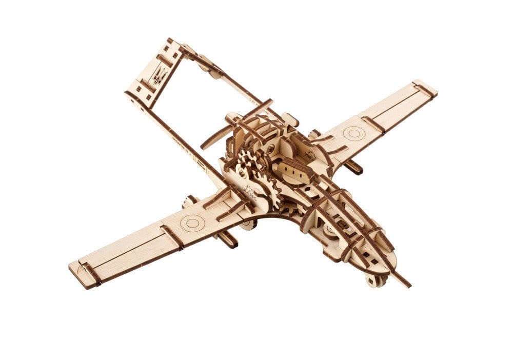 Ugears 70189 Bayraktar TB2 Combat Drone Wooden Model Kit - Hobbytech Toys