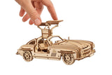 Ugears 70205 Winged Sports Coupe Wooden Model Kit - Hobbytech Toys
