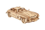 Ugears 70205 Winged Sports Coupe Wooden Model Kit - Hobbytech Toys