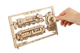 UGears 70207 Steam Express 2.5D Wooden Puzzle - Hobbytech Toys
