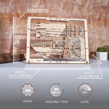 UGears 70208 Zeppelin 2.5D Wooden Puzzle - Hobbytech Toys