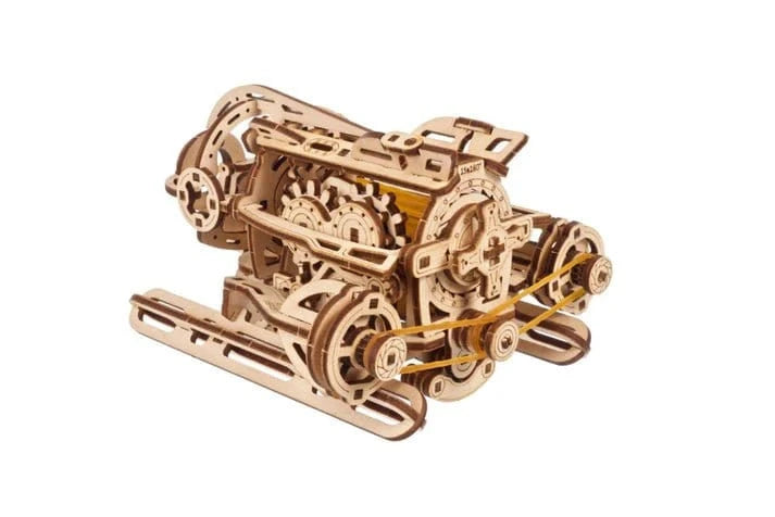 UGears 70229 Steampunk Submarine Wooden Model Kit - Hobbytech Toys