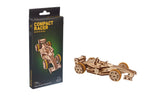 Ugears Compact Racer Wooden Kit [70252] - Hobbytech Toys