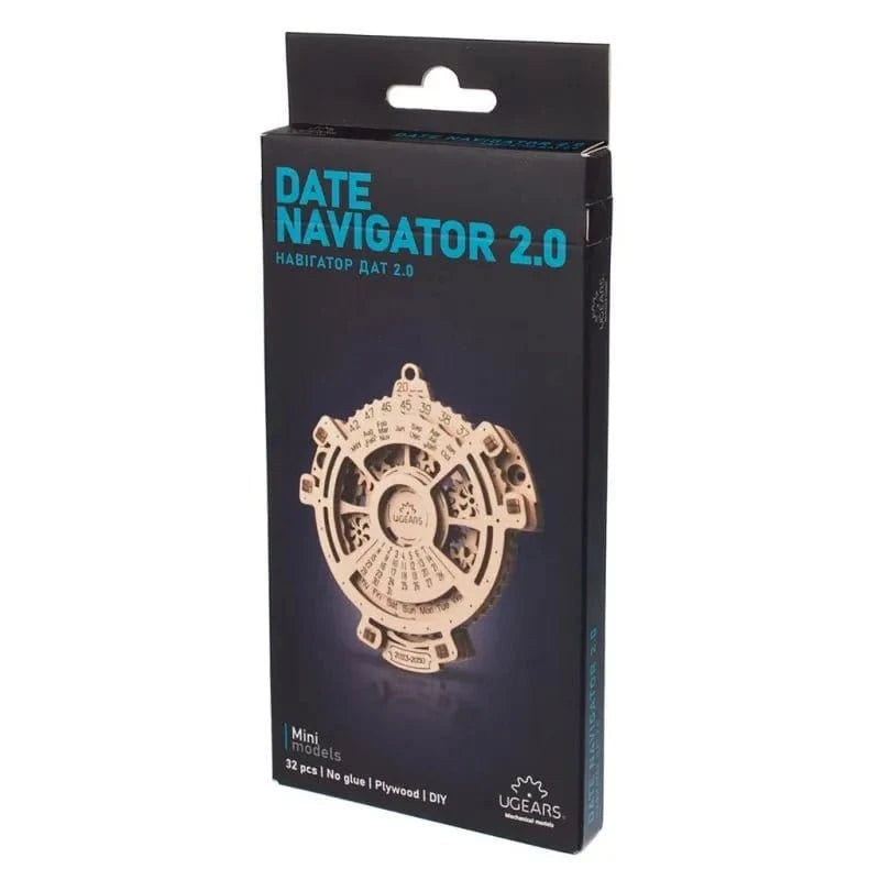 UGEARS Date Navigator 2.0 Wooden Model Kit [70218] - Hobbytech Toys