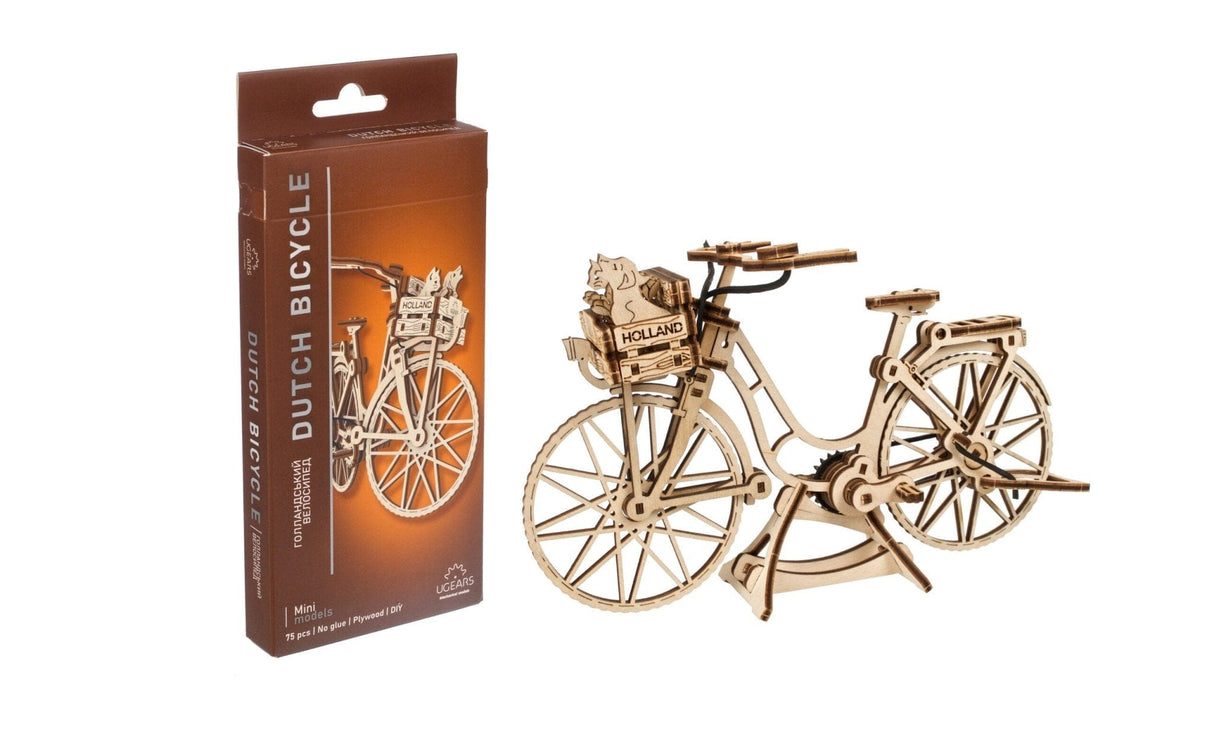 Ugears Dutch Bicycle Wooden Kit [70251] - Hobbytech Toys