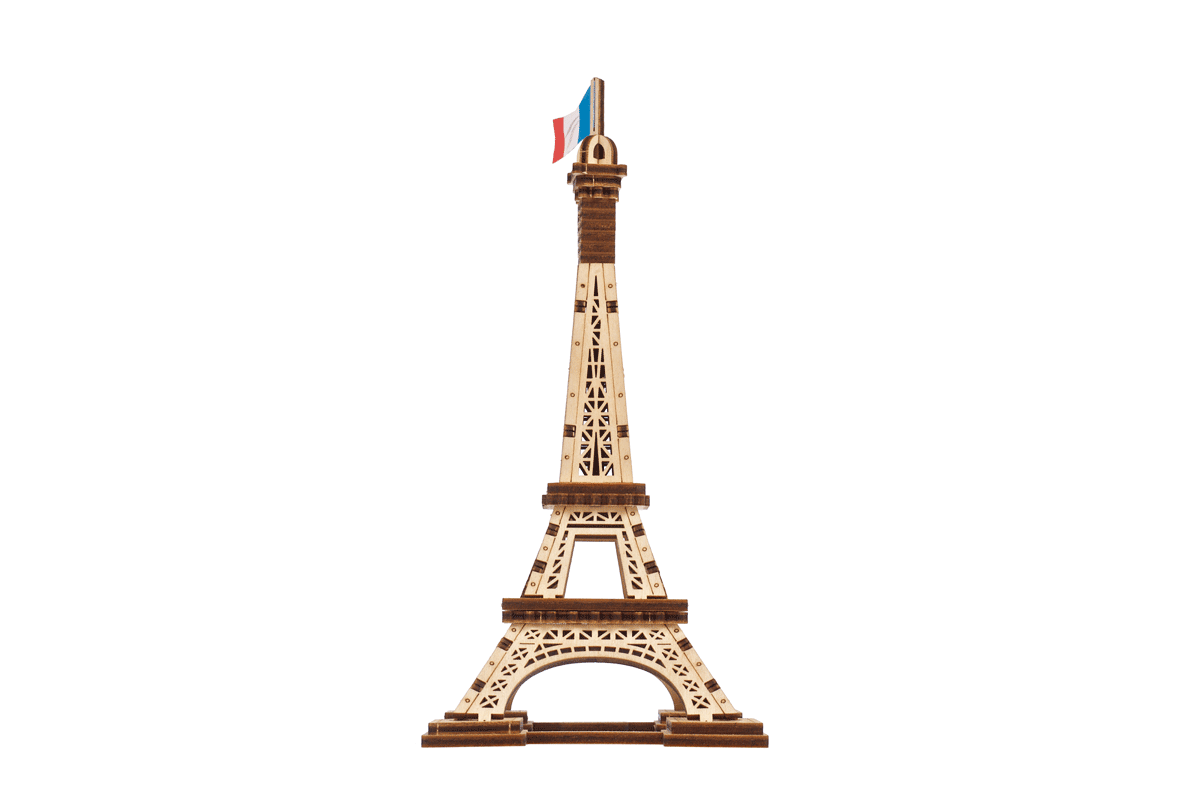 Ugears Eiffel Tower Paris Wooden Kit [70249] - Hobbytech Toys