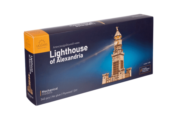 Ugears Lighthouse Of Alexandria Wooden Model Kit [70254] - Hobbytech Toys