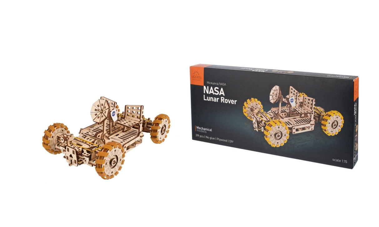 Ugears NASA Lunar Rover Wooden Kit [70236] - Hobbytech Toys