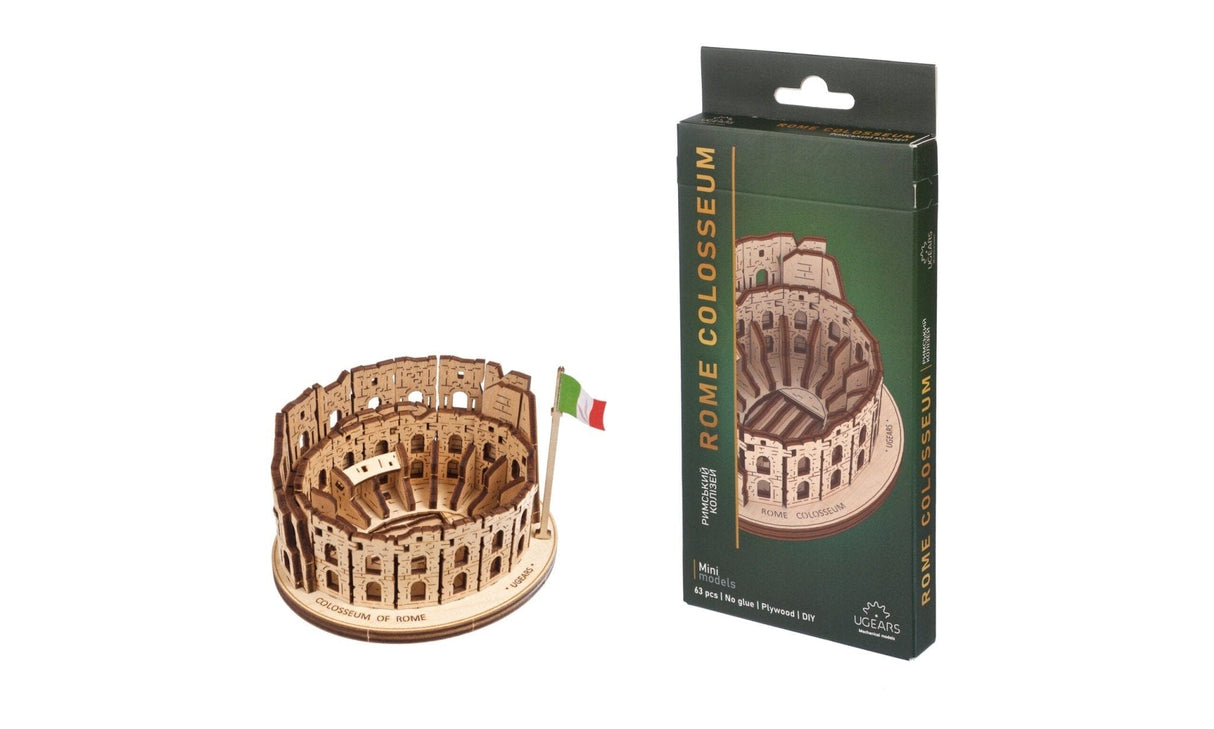 Ugears Rome Colosseum Wooden Kit [70248] - Hobbytech Toys