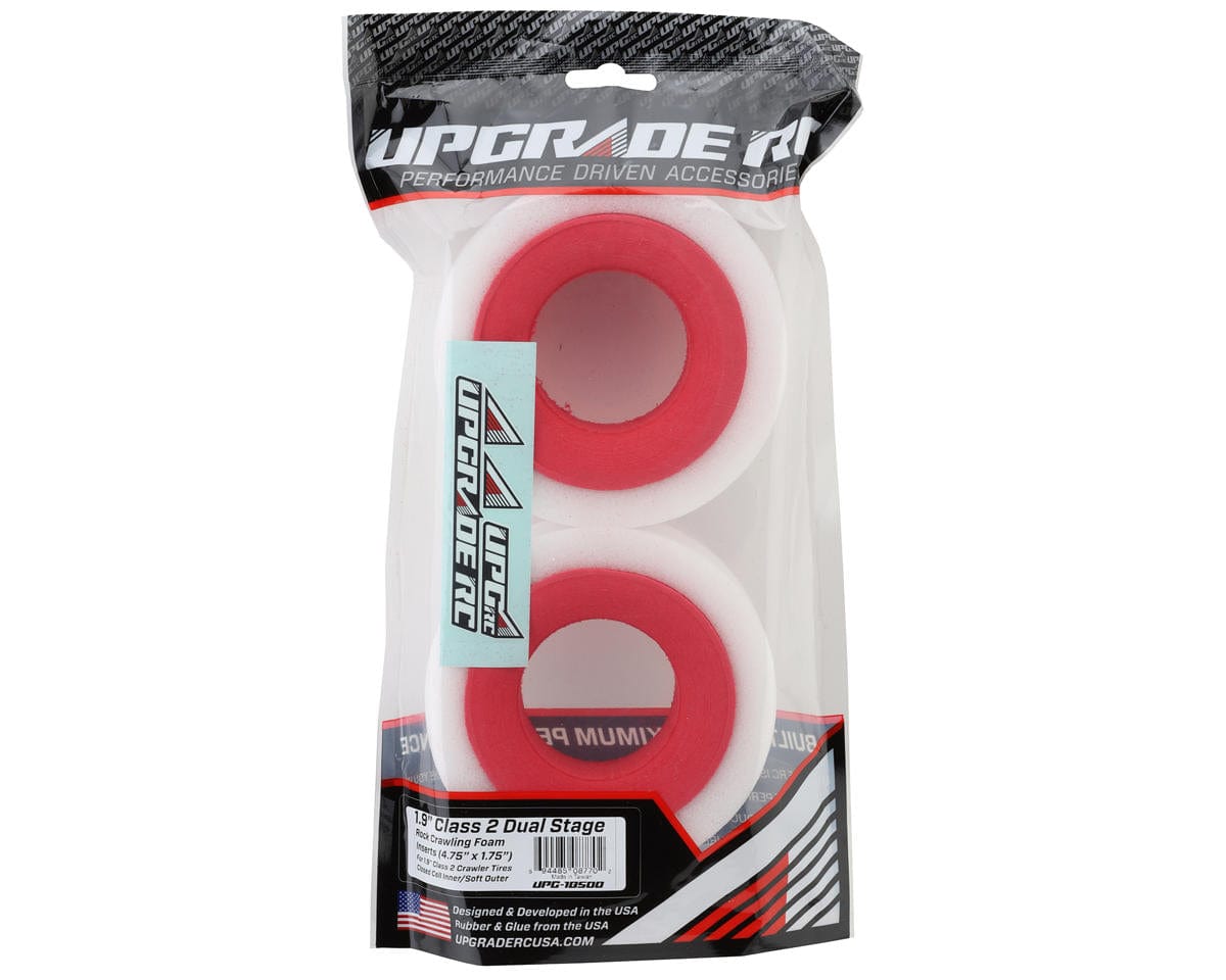 UpGrade RC 1.9" Class 2 Dual Stage Rock Crawling Foam Inserts (2)