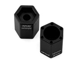 UpGrade RC Aluminum 12mm Hex Adapters for UpGrade RC 2.8" Wheels (Black) (2) (Wide) - Hobbytech Toys