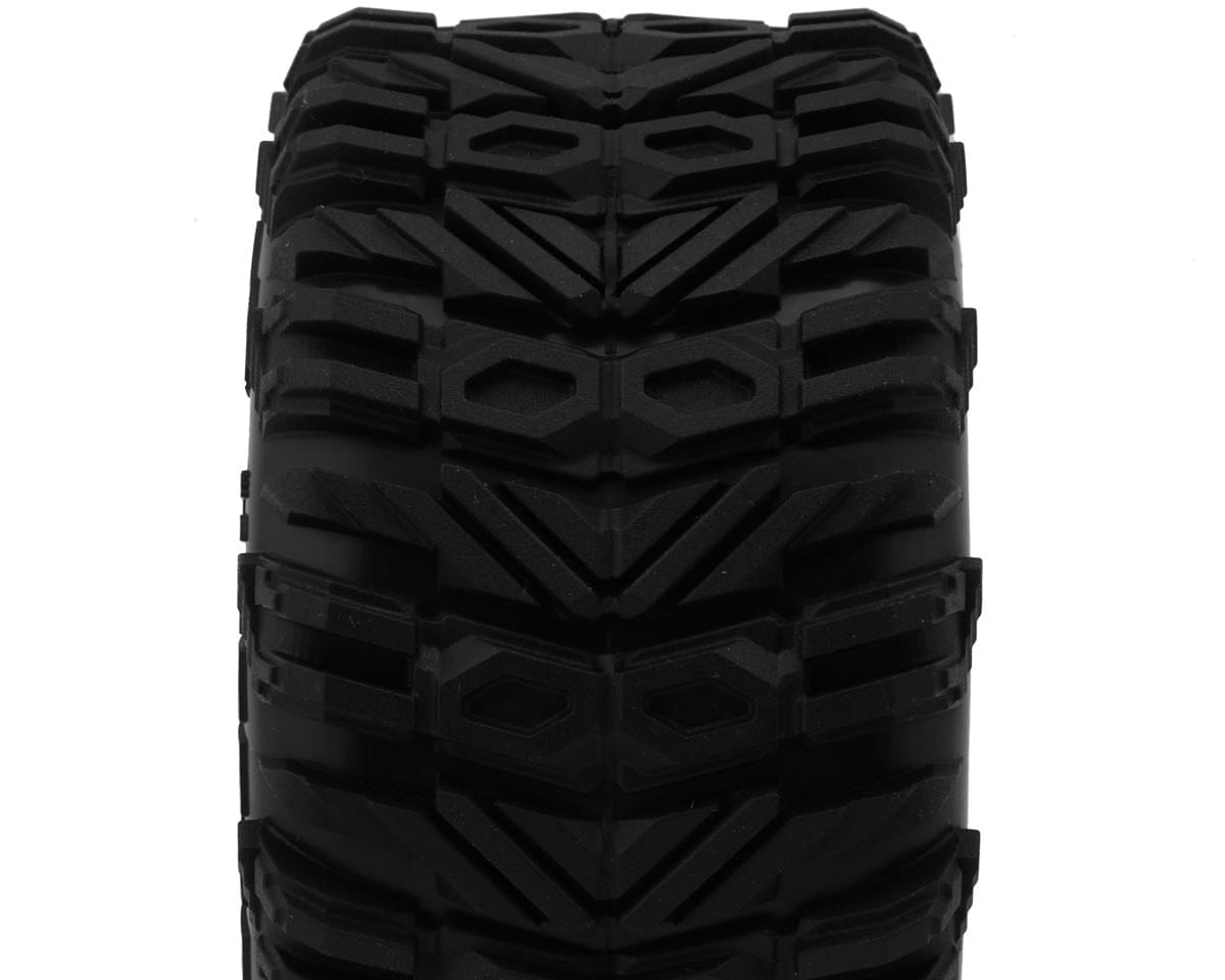 UpGrade RC Dirt Claw 2.2" Pre-Mounted BELTED Tires for Traxxas Mini Maxx (2)