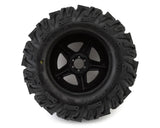 UpGrade RC Dirt Claw 2.8" Pre - Mounted All - Terrain Tires w/5 - Star Wheels (2) (17mm/14mm/12mm Hex) - Hobbytech Toys