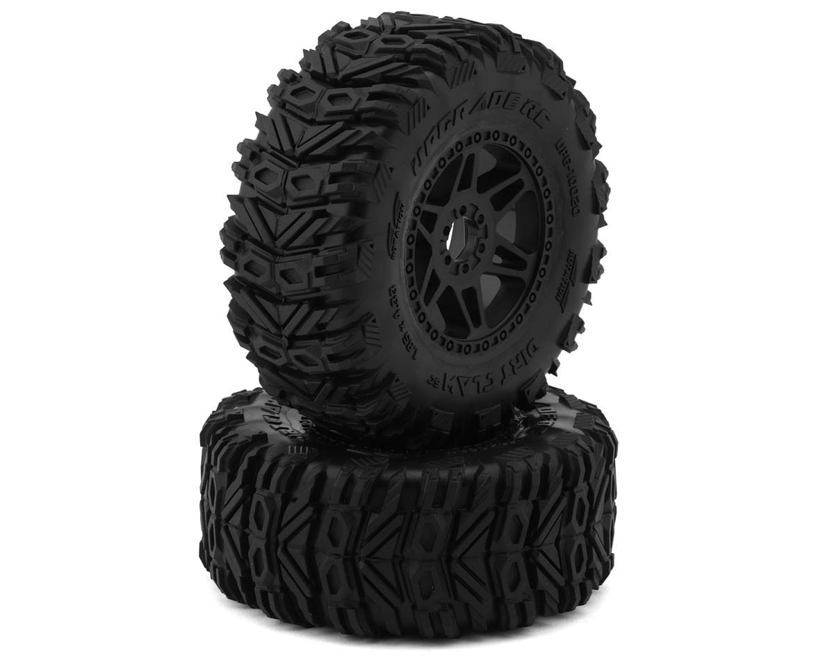 UpGrade RC Dirt Claw SC 2.2/3.0" Pre-Mounted BELTED Short Course Truck Tires (2)