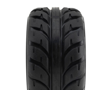 UpGrade RC Low - Pro BELTED Street Radials 2.8" Pre - Mounted On - Road Tires w/5 - Star Wheels (2) (17mm/14mm/12mm Hex) - Hobbytech Toys