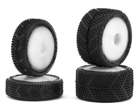 Losi Tires Wheels White Mounted Micro-B - Pièces LOS-1763 Pour Modèles RC