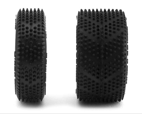 UpGrade RC Micro Spiker Pre-Mounted Front and Rear Carpet Tires for Losi Micro-B (White)