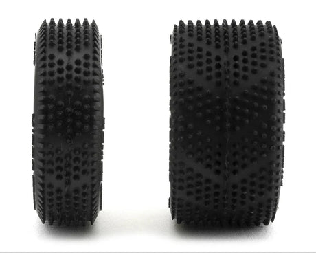 UpGrade RC Micro Spiker Pre-Mounted Front and Rear Carpet Tires for Losi Micro-B (Yellow)