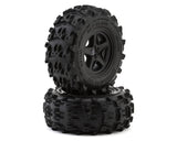 UpGrade RC Saw Blade 2.8" Pre - Mounted Off - Road Tires w/5 - Star Wheels (2) (17mm/14mm/12mm Hex) - Hobbytech Toys