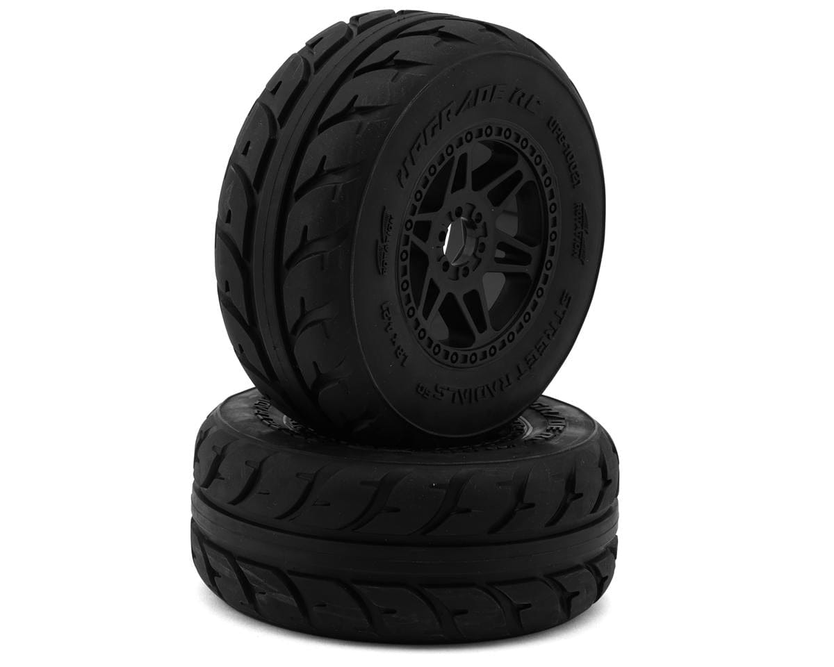 UpGrade RC Street Radial SC 2.2/3.0" Pre-Mounted Short Course Truck Tires (2)