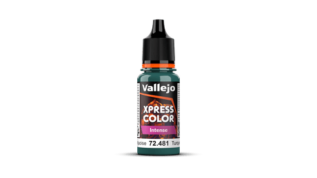 Vallejo 72481 Game Colour Xpress Colour Intense Heretic Turquoise 18 ml Acrylic Paint - Hobbytech Toys