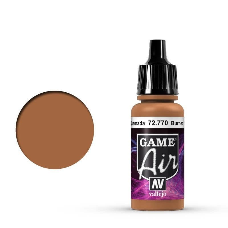 Vallejo 72770 Game Air Burned Flesh 17 ml Acrylic Airbrush Paint** - Hobbytech Toys