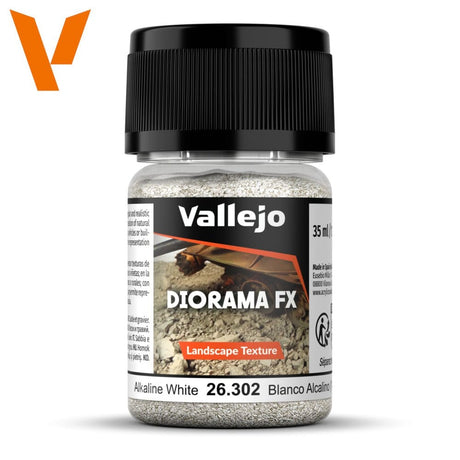 Vallejo Diorama FX Landscape Textures Alkaline White 35ml [26302] - Hobbytech Toys