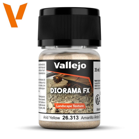 Vallejo Diorama FX Landscape Textures Arid Yellow 35ml [26313] - Hobbytech Toys