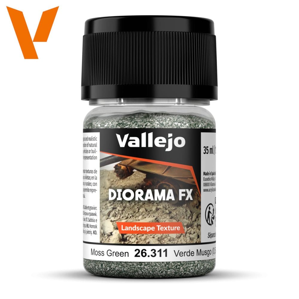 Vallejo Diorama FX Landscape Textures Moss Green 35ml [26311] - Hobbytech Toys