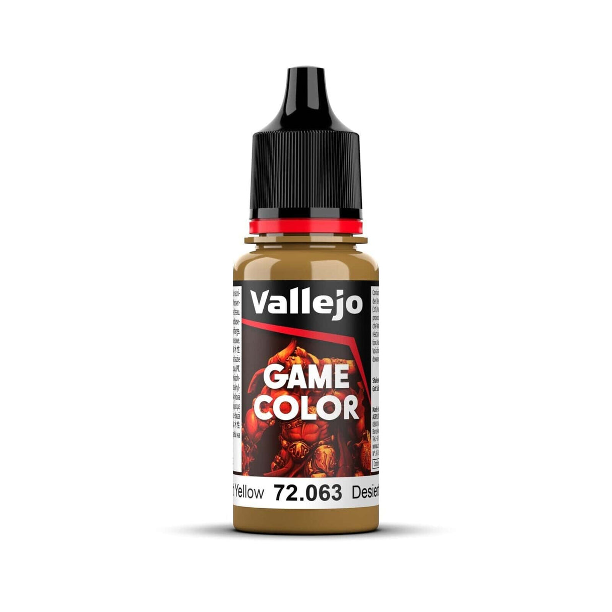 Vallejo Game Color Desert Yellow 18ml Acrylic Paint - Hobbytech Toys