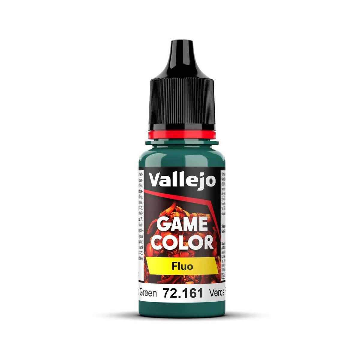 Vallejo Game Color Fluorescent Cold Green 18ml Acrylic Paint - Hobbytech Toys