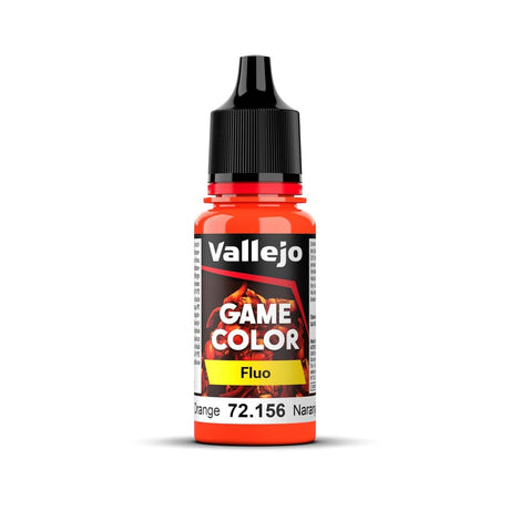 Vallejo Game Color Fluorescent Orange 18ml Acrylic Paint - Hobbytech Toys