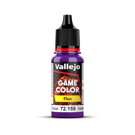 Vallejo Game Color Fluorescent Violet 18ml Acrylic Paint - Hobbytech Toys