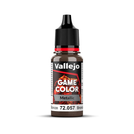 Vallejo Game Color Metal Bright Bronze 18ml Acrylic Paint - Hobbytech Toys