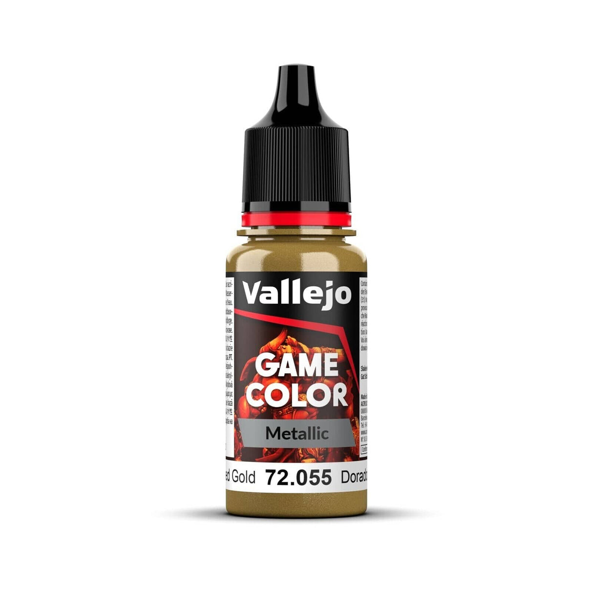 Vallejo Game Color Metal Polished Gold 18ml Acrylic Paint - Hobbytech Toys