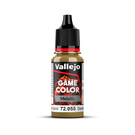 Vallejo Game Color Metal Polished Gold 18ml Acrylic Paint - Hobbytech Toys