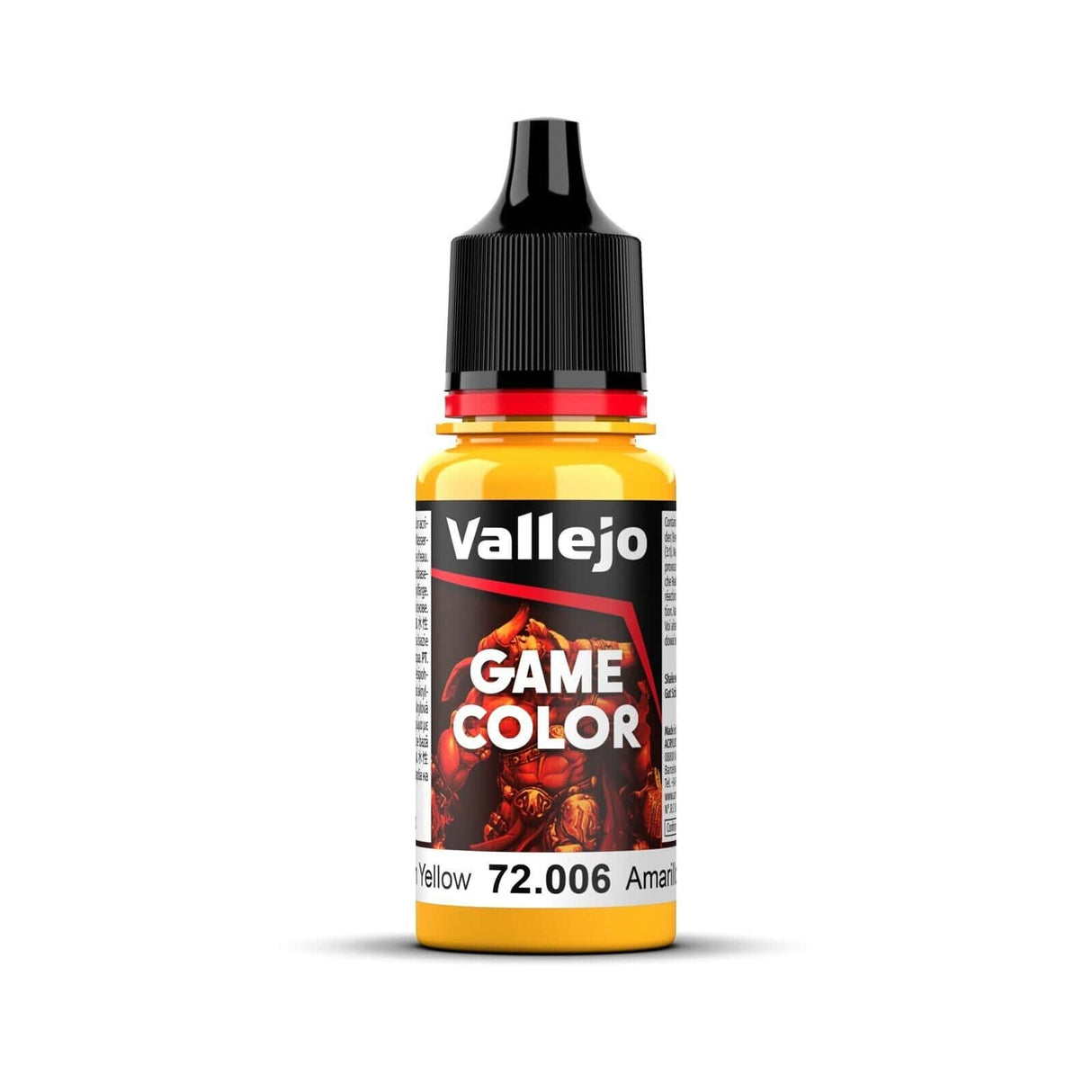 Vallejo Game Color Sun Yellow 18ml Acrylic Paint - Hobbytech Toys