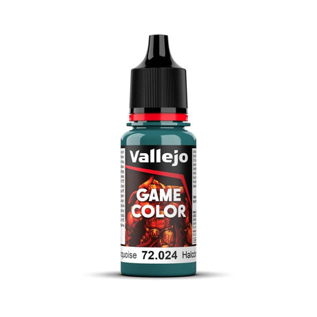 Vallejo Game Color Turquoise 18ml Acrylic Paint - Hobbytech Toys