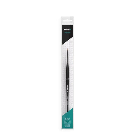 Vallejo Hobby Brushes: Detail Round Synthetic Brush No. 4/0 - Hobbytech Toys