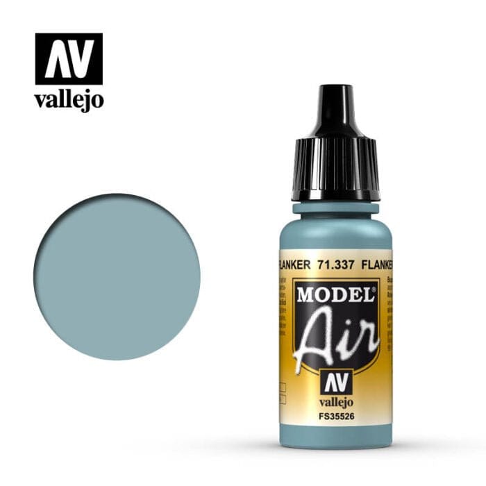 Vallejo Model Air Flanker Blue 17ml Acrylic Airbrush Paint [71337] - Hobbytech Toys