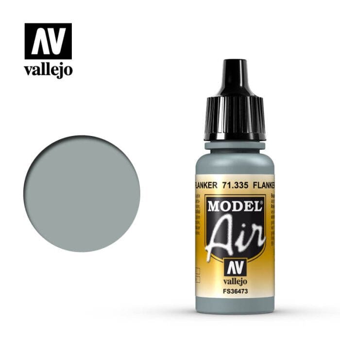 Vallejo Model Air Flanker Light Grey 17ml Acrylic Airbrush Paint [71335] - Hobbytech Toys
