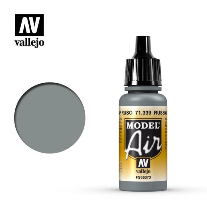 Vallejo Model Air Russian AF Grey N.3 17ml Acrylic Airbrush Paint [71339] - Hobbytech Toys