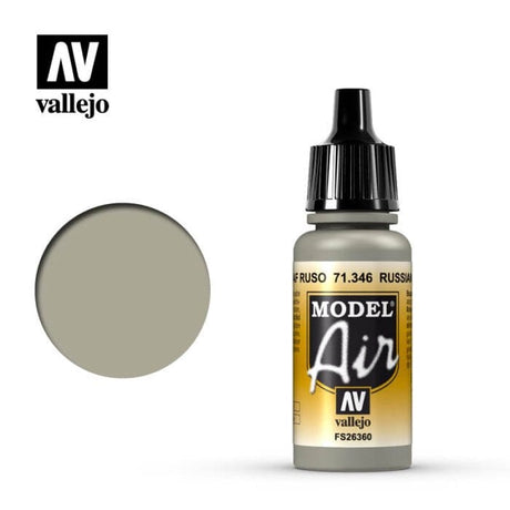 Vallejo Model Air Russian AF Grey N.4 17ml Acrylic Airbrush Paint [71346] - Hobbytech Toys