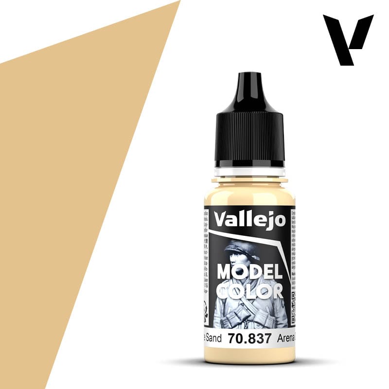 Vallejo Model Color: #022 - Pale Sand - 18 ml Matt Acrylic Paint